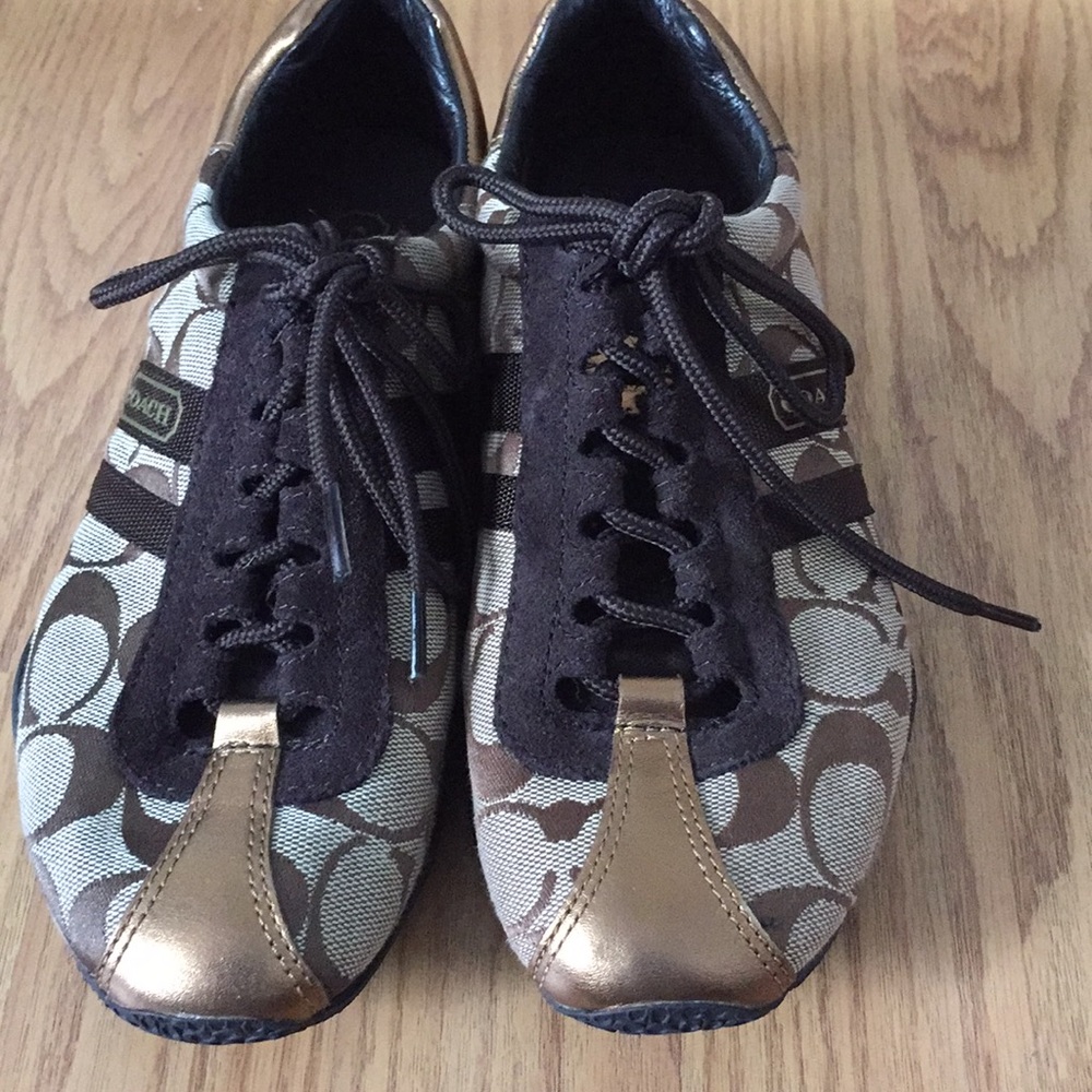 Coach Katelyn Sneakers Brown Signature C Print
